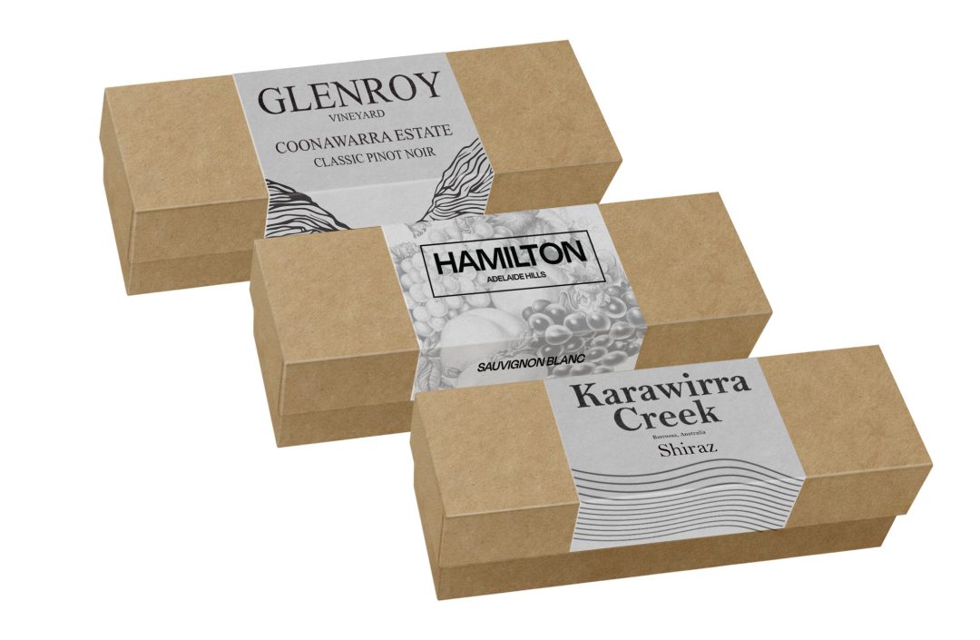 Design & Pack Ws 90x320x90 Blackwhitekraft Tray&lind Kraft Ww