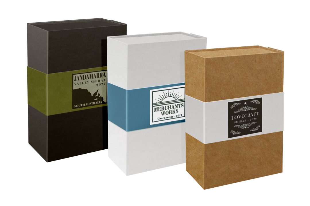 Sleeve Magflap Kraft + White Black Master Art Set Colours