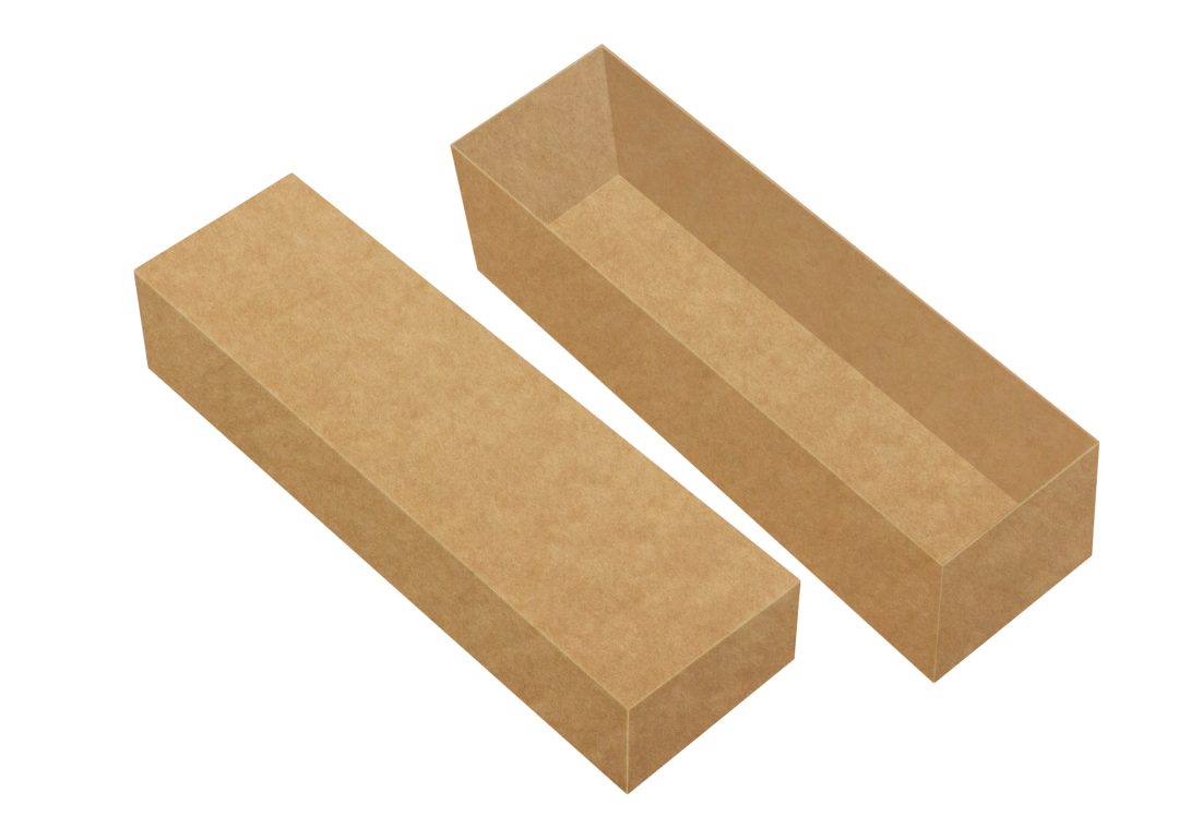 Tray & Lid Box Rigid Kraft