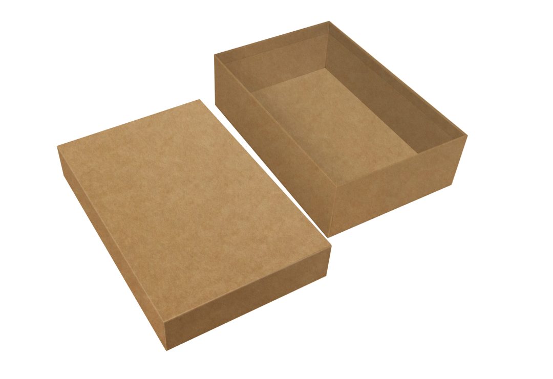Tray & Lid Box Rigid Kraft Wd01